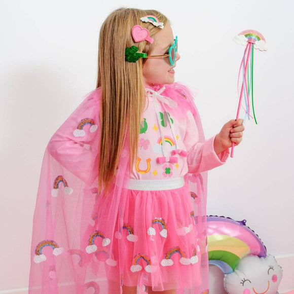 Magical Rainbow Kids Tutu - Spring Tutu- Dress Up Tutu: 2-4Y