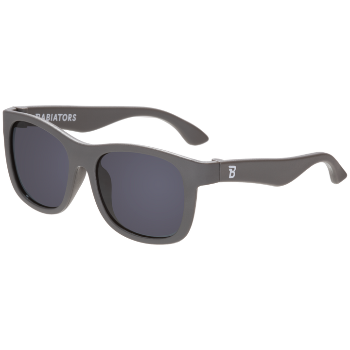 Galactic Grey Kids Navigator Sunglasses on Peggable Hangtag: Ages 3-5