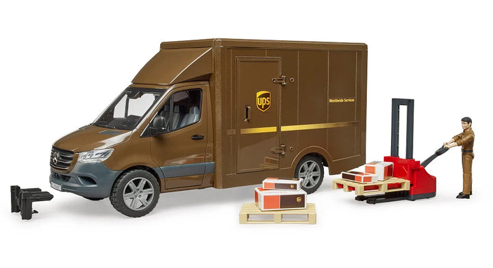 Bruder 02678 Mercedes-Benz Sprinter UPS with Driver and Accessories