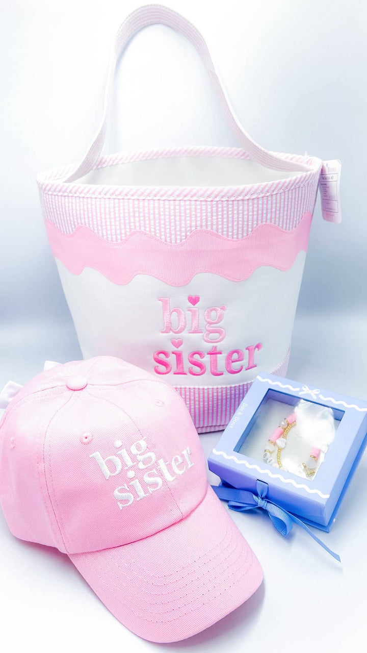 Big Sister Bow Baseball Hat (Girls)