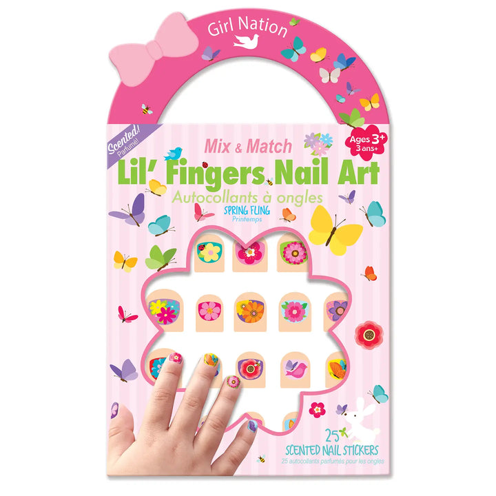 Lil' Fingers Nail Art Stickers- Spring Fling