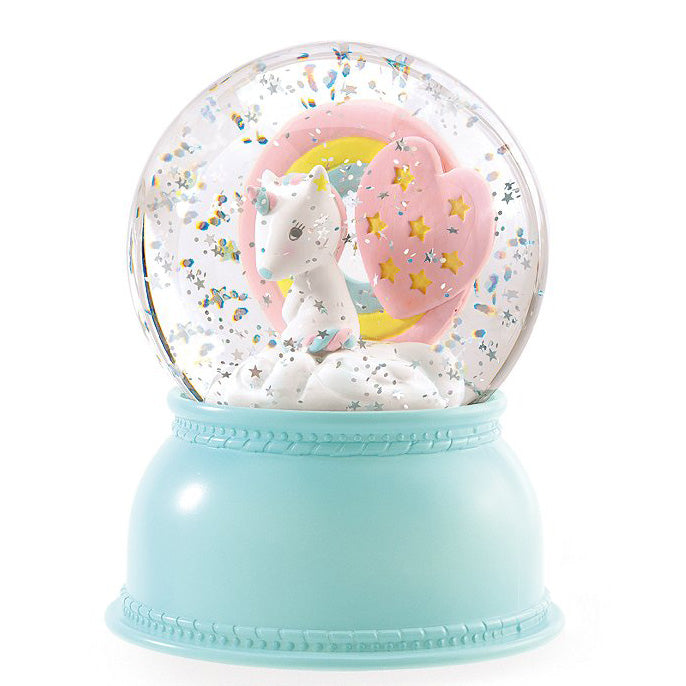 Snow Globe Night Light-Unicorn