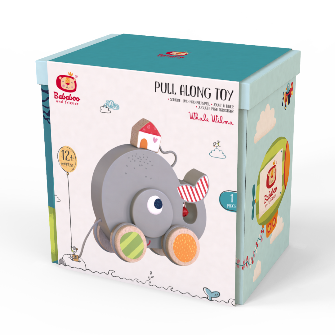 Wilma Whale Pull Along Toy [12+ Months]