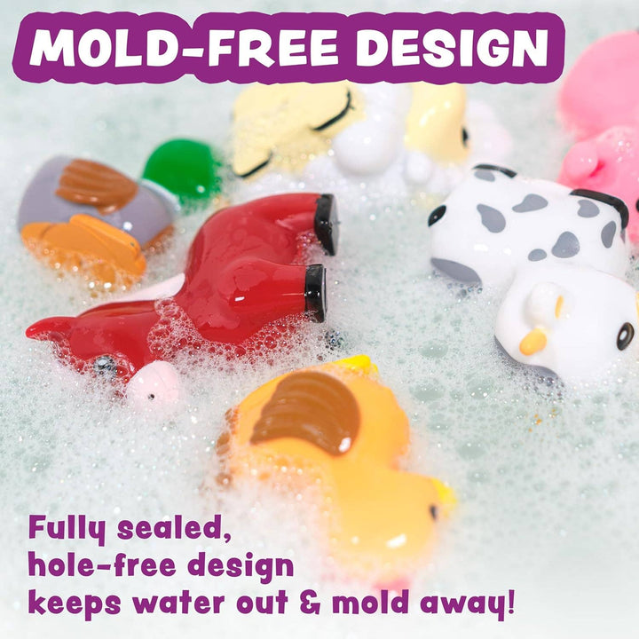 Tub Works® Barnyard™ Mold Free Bath Toys, 6 Pack