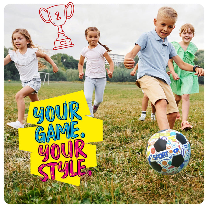 Dan&Darci Soccer Ball Coloring Kit for Kids