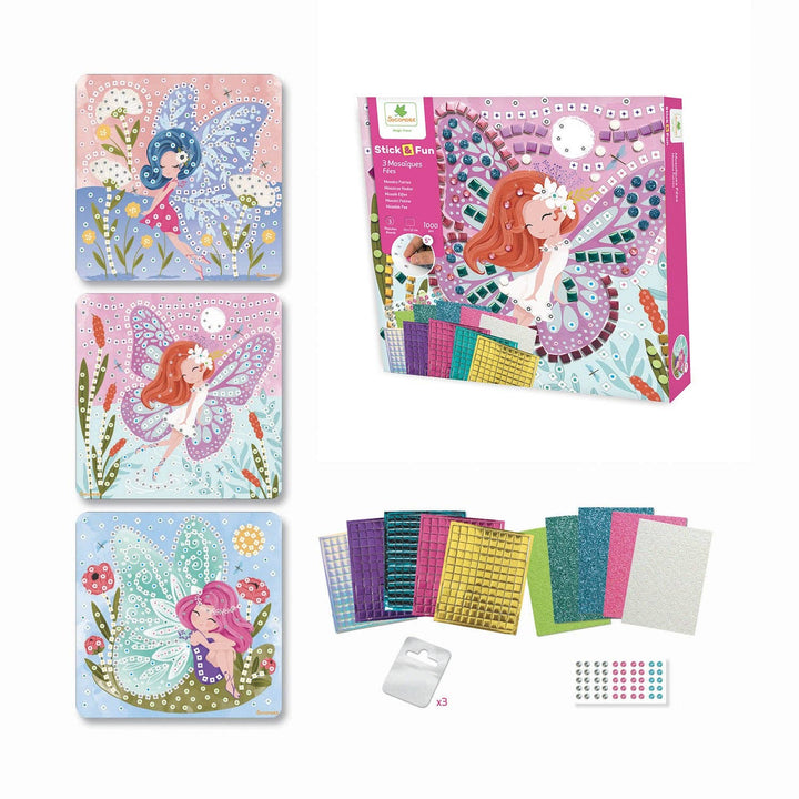 Stick'N Fun - S Mosaics Fairies - 5y+