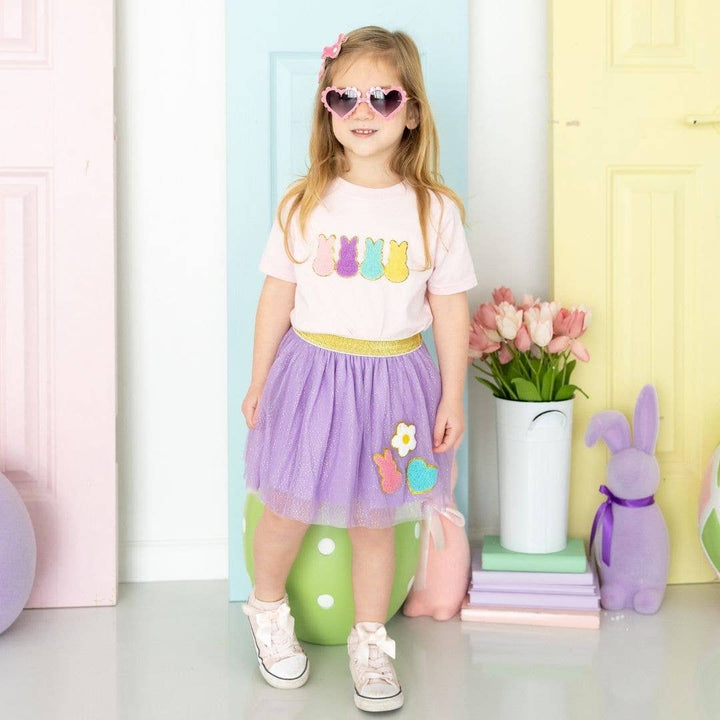 Easter Peeps Patch Short Sleeve T-Shirt