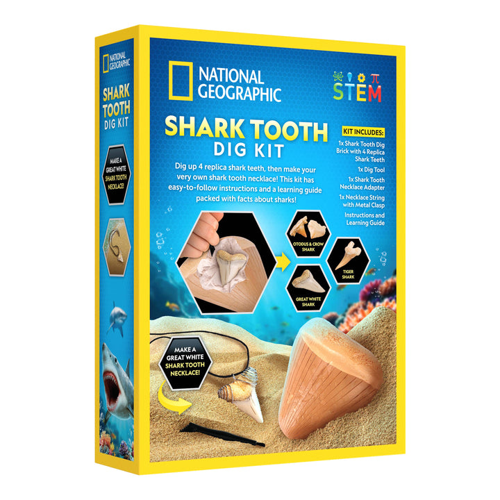 National Geographic Replica Shark Tooth Dig Kit