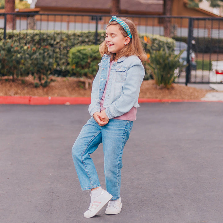 Kids Knot Headband - Confetti Hair Accessories for Girls: Gold