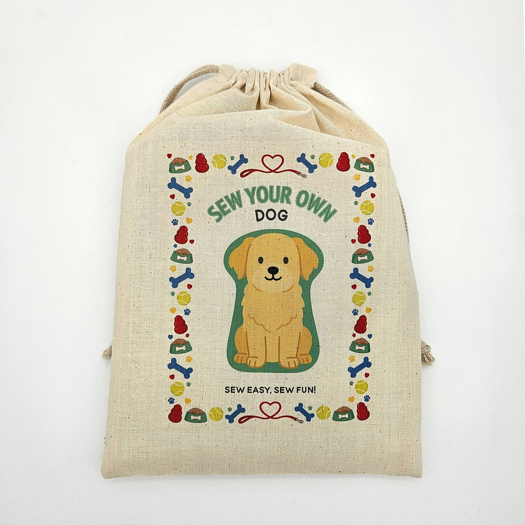 DIY Dog Sewing Kit - Golden Retriever: COMPLETE KIT
