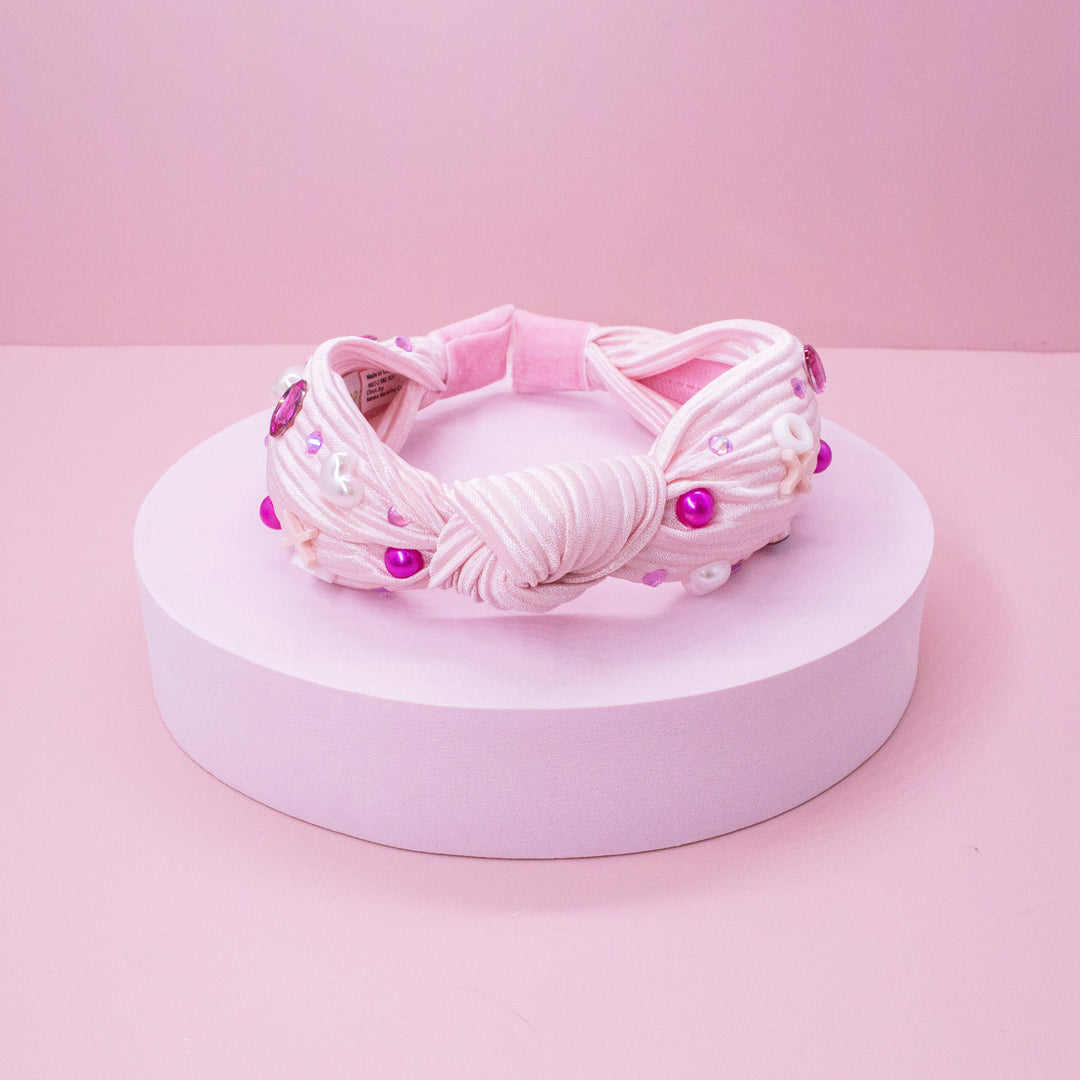 Valentine's Day Embellished Knot Headband