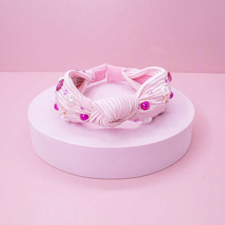 Valentine's Day Embellished Knot Headband