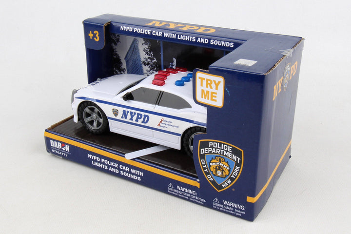 NY554771  NYPD Police car w/lights & sound by Daron Toys