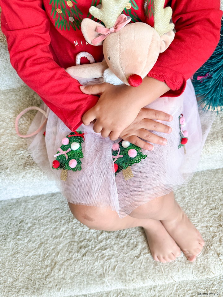 Plush Reindeer Tutu Purse