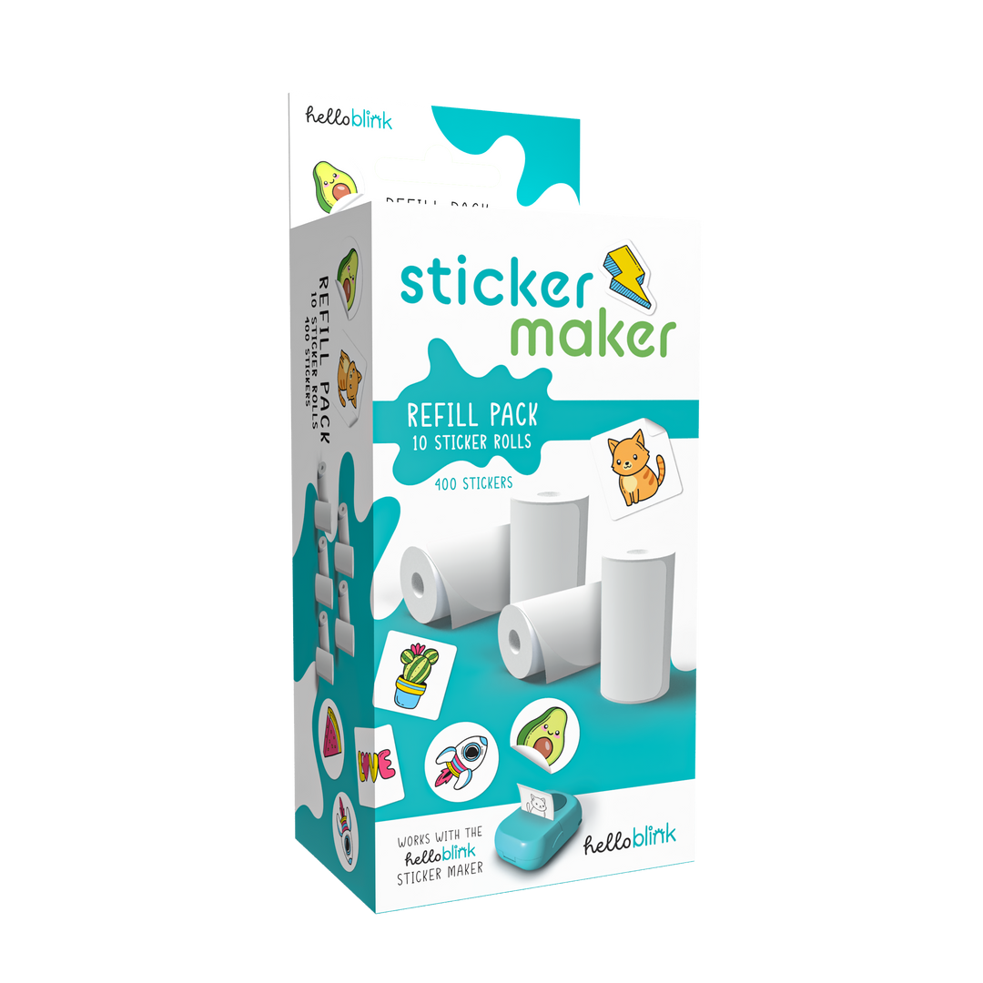 Hello Blink White Sticker REFILL PACK