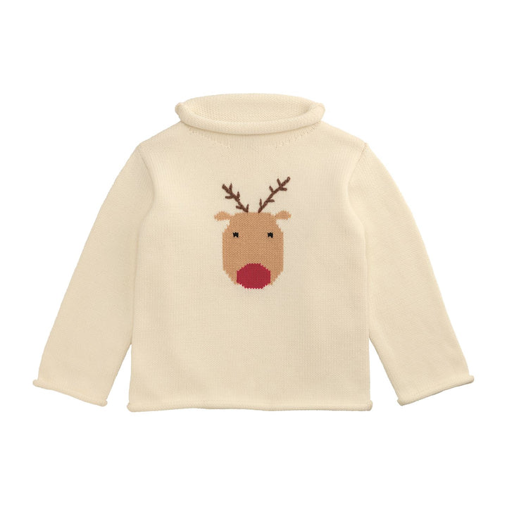 Reindeer Roll Neck Sweater