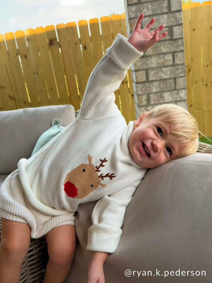 Reindeer Roll Neck Sweater