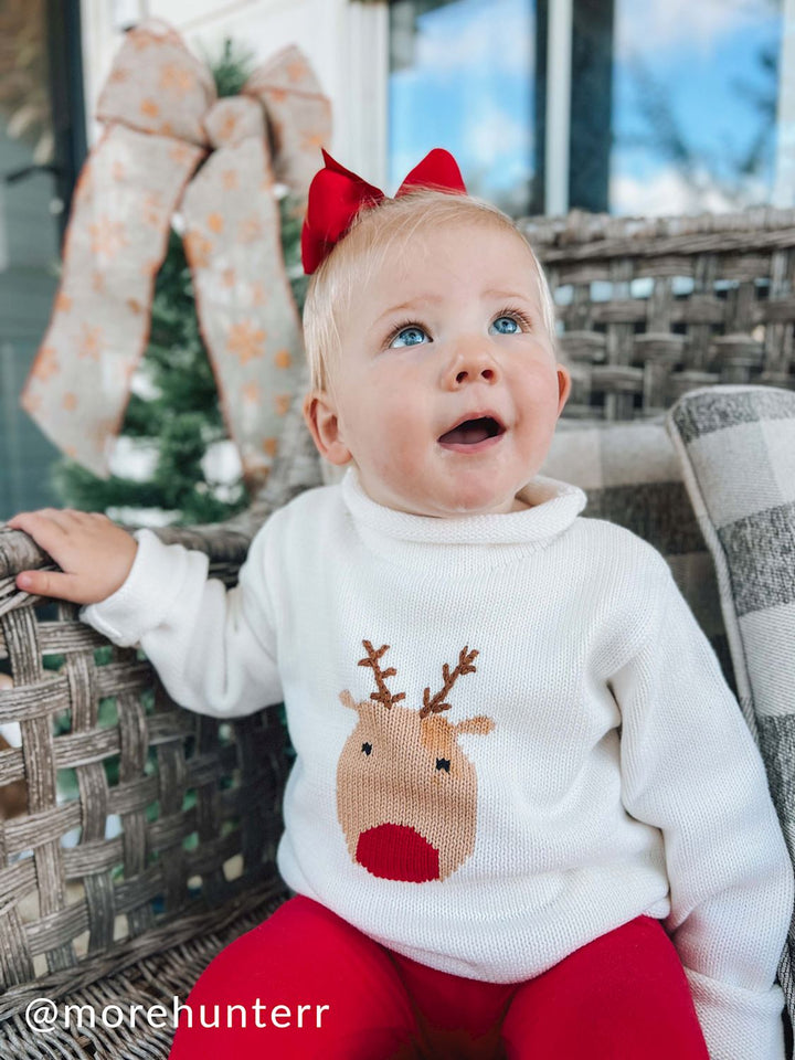 Reindeer Roll Neck Sweater