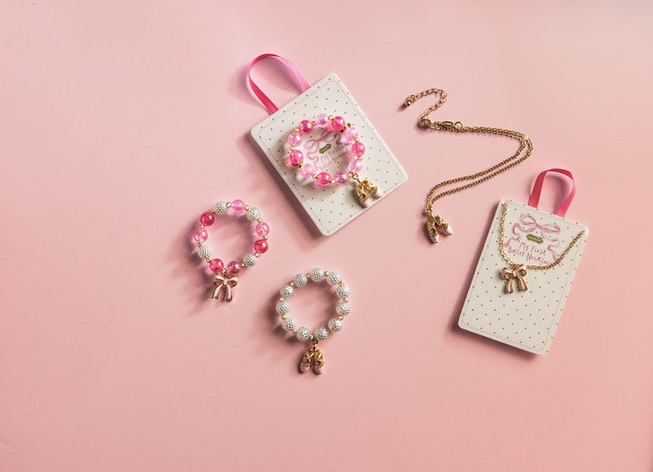 Pink Ballet Shoes Bracelet
