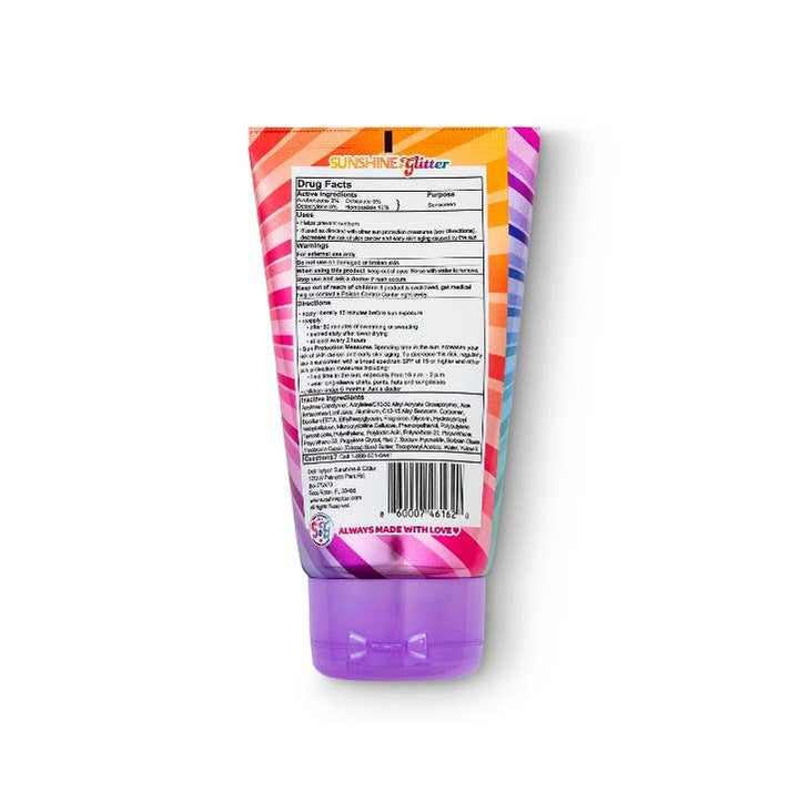 Sea Star Sparkle Party Cake SPF 50 Glitter Sunscreen