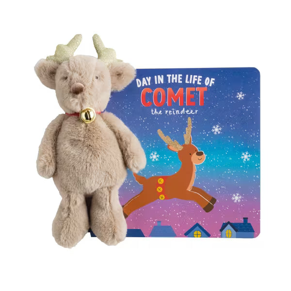 Reindeer Book With Plush