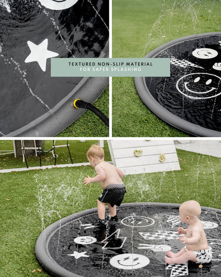 Sprinkler Splash Pad for Kids - Oversized Backyard Sprinkler: Surf Paradise