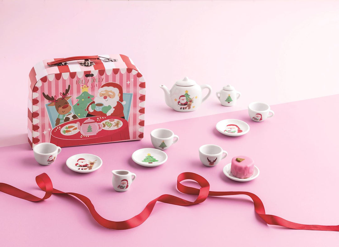 Holly Jolly Tea Set