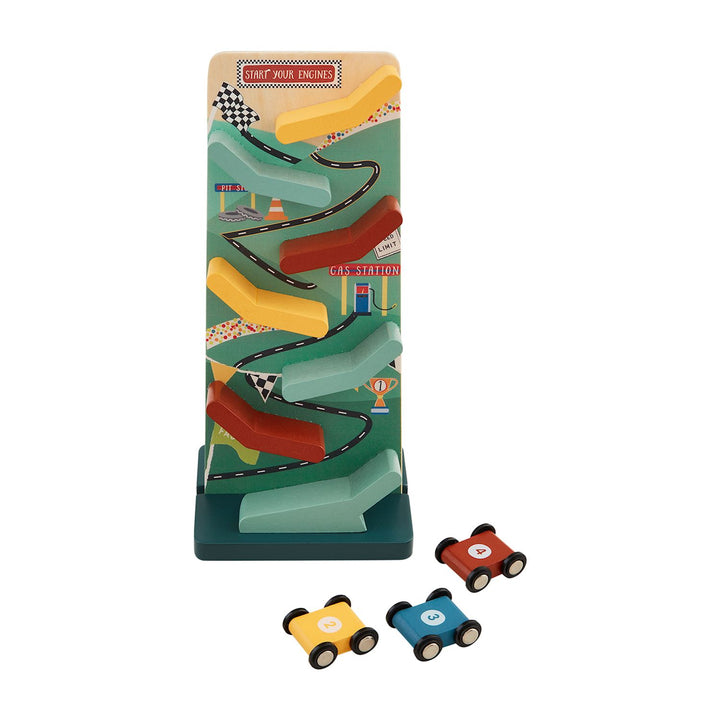 Mud Pie Race Car Sliding Track Set