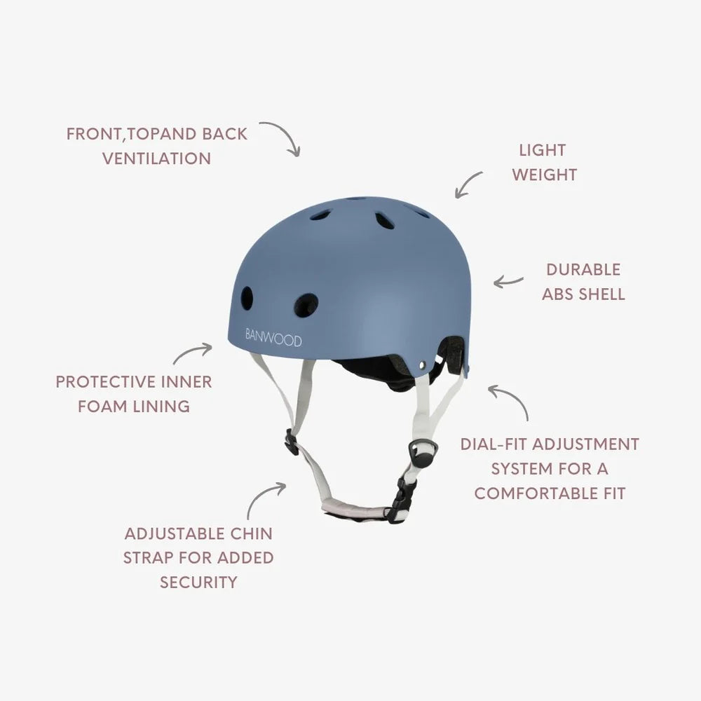 Banwood Eco Helmet - Deep Sea (50-54 cm)