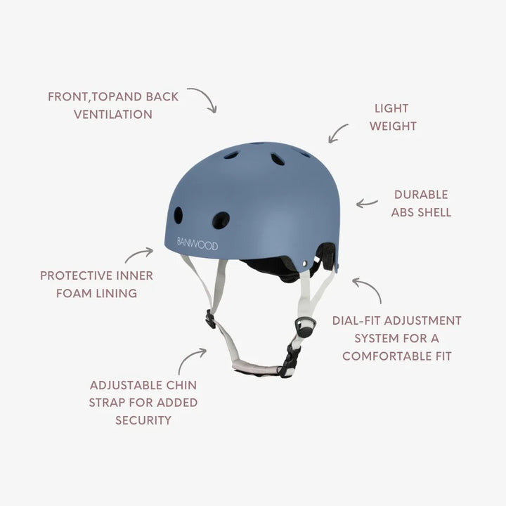 Banwood Eco Helmet - Deep Sea (50-54 cm)