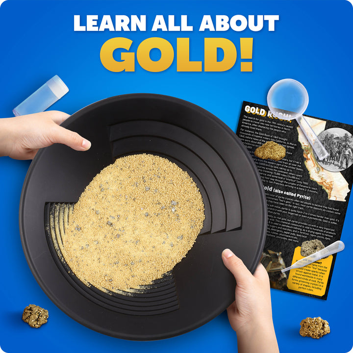 Blue Marble Pan for Gold