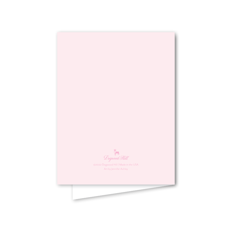 Stork Baby Girl Card