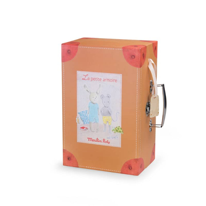 Moulin Roty Suitcase Rabbit & Mouse Wardrobe