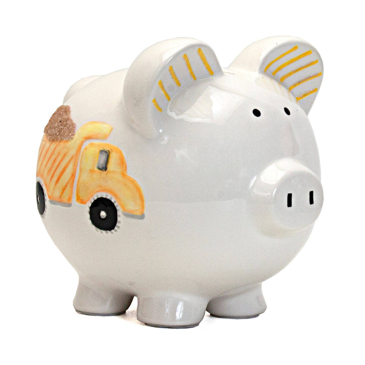 Digger Truck Large Piggy Bank