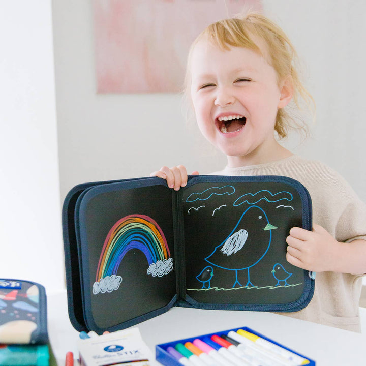 Spaceship Activity Dry Erase Book