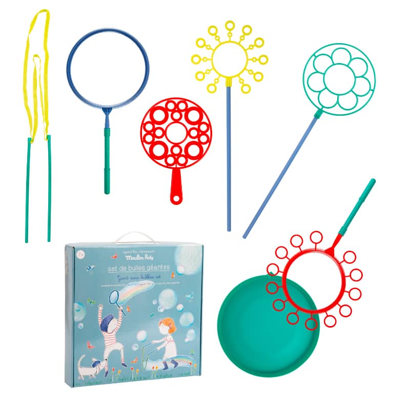 Moulin Roty Giant Soap Bubble Makers Set
