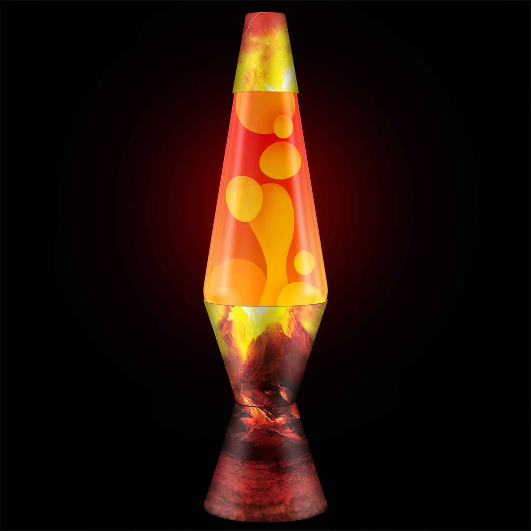 LAVA LAMP 14.5” LAVA ERUPTING CRATER