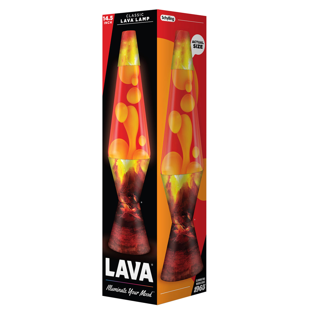 LAVA LAMP 14.5” LAVA ERUPTING CRATER