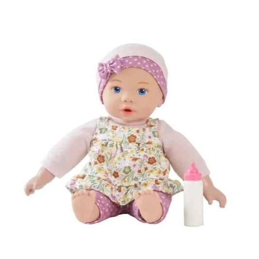 Petite Sweet Smiles 10-Inch Baby Doll, Fancy Floral