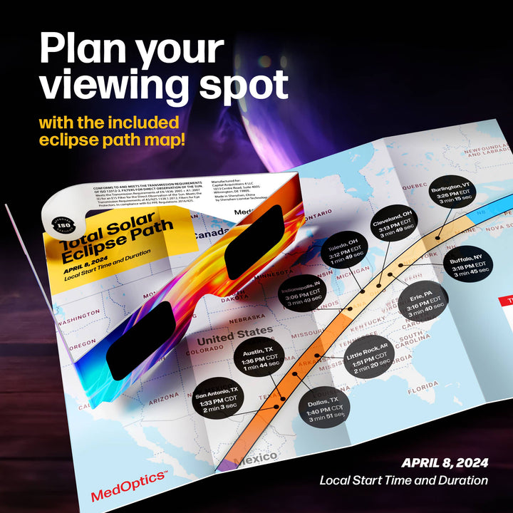 Solar Eclipse Glasses Approved- AAS, ISO & CE