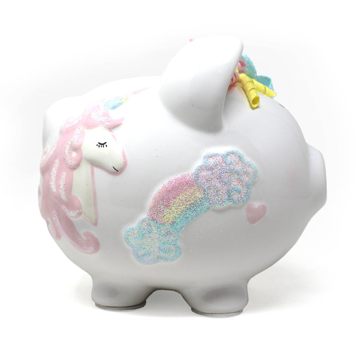 Unicorns And Rainbows Piggy Bank