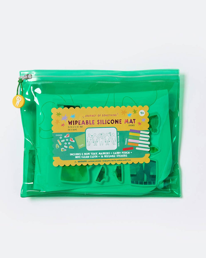 Wipeable Silicone Coloring Mat - Friends