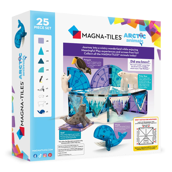 MAGNA-TILES Arctic Animals 25 Piece Set
