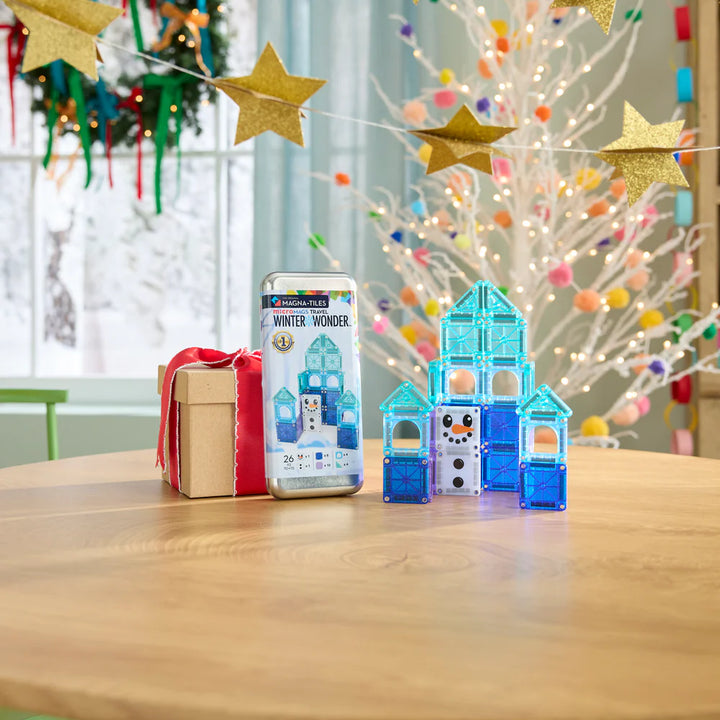 MAGNA-TILES MicroMAGS Winter Wonder Travel Set