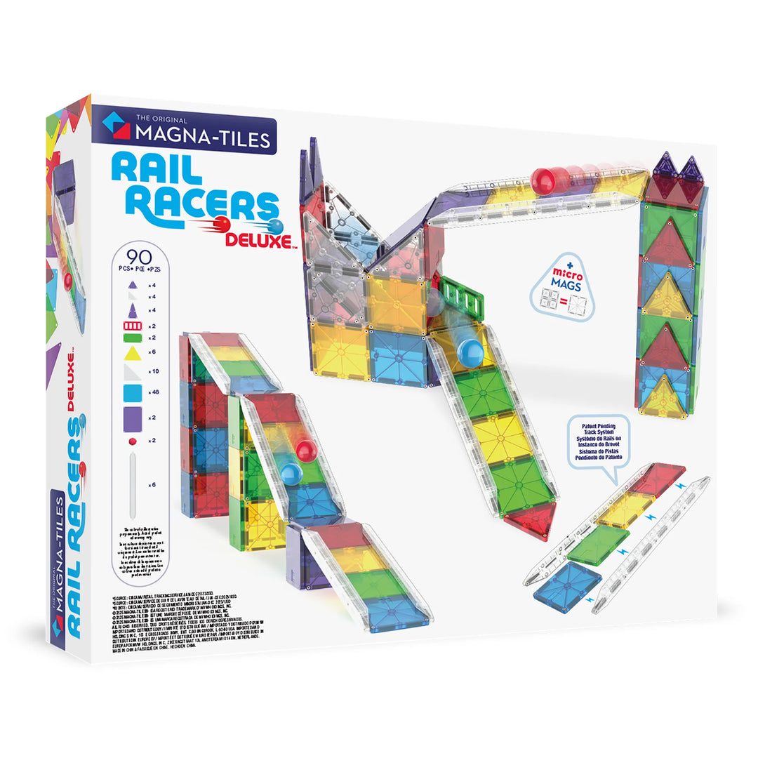 MAGNA-TILES Rail Racers Deluxe™ 90 Piece Set