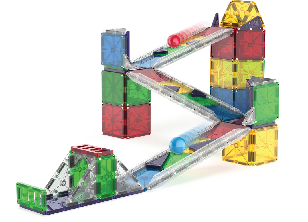 MAGNA-TILES Rail Racers Deluxe™ 90 Piece Set