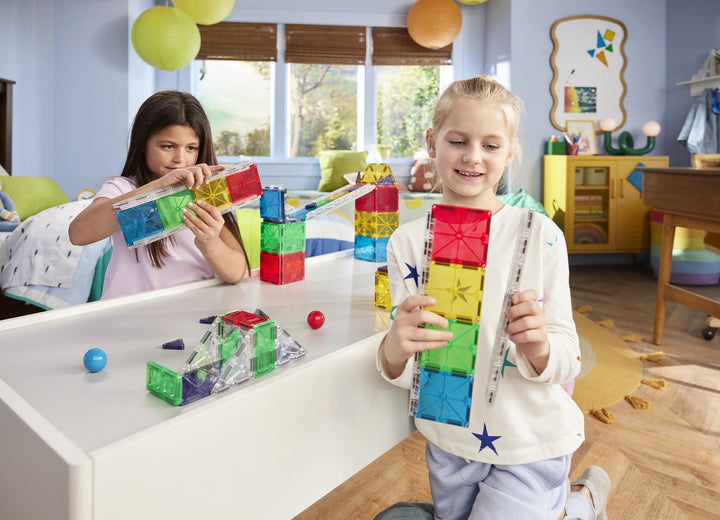 MAGNA-TILES Rail Racers Deluxe™ 90 Piece Set