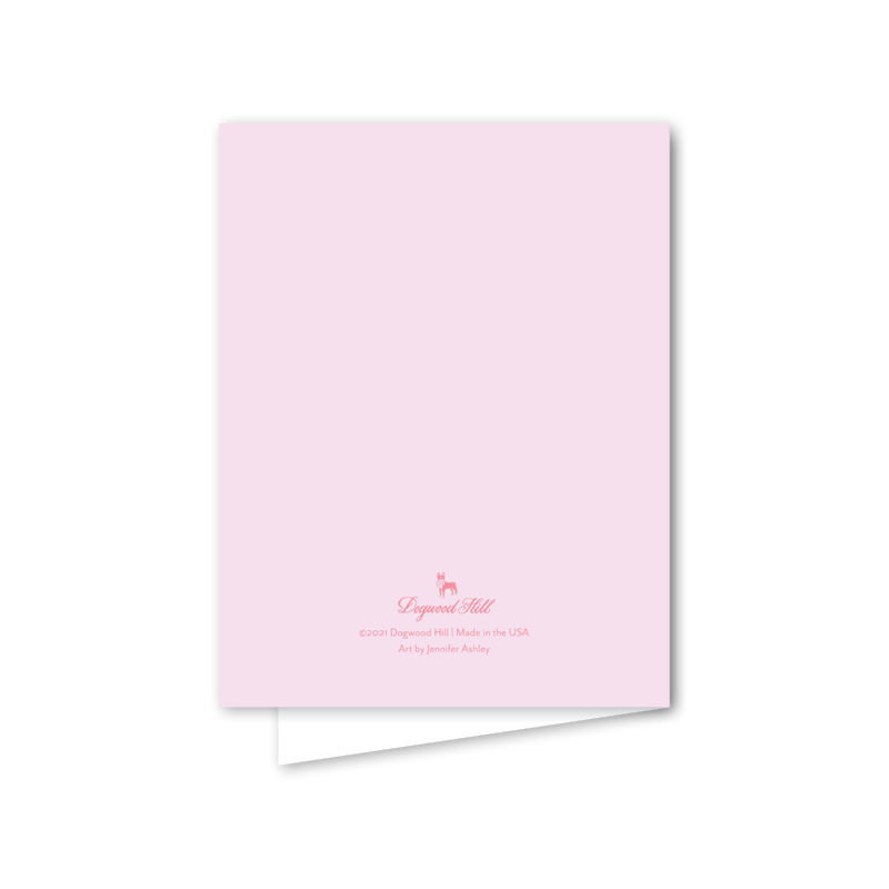 Little Duckling Pink Baby Card