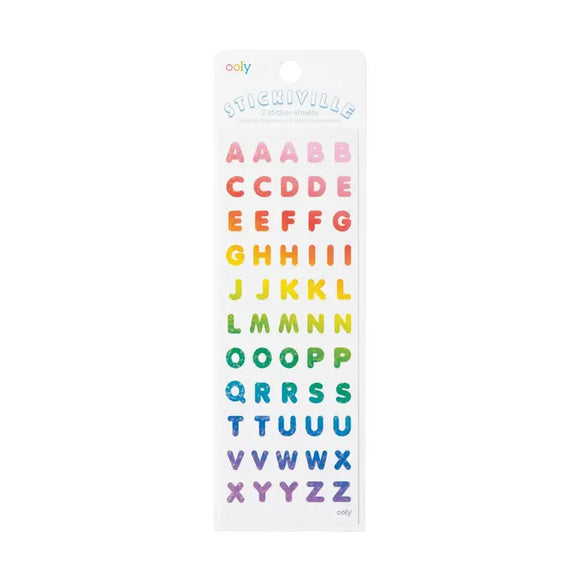 OOLY Stickiville Rainbow Letters