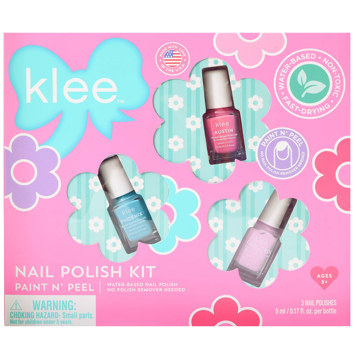 NEW!! Fairy Joy - Klee Kids Water-Based Nail Polish Set: Fairy Joy